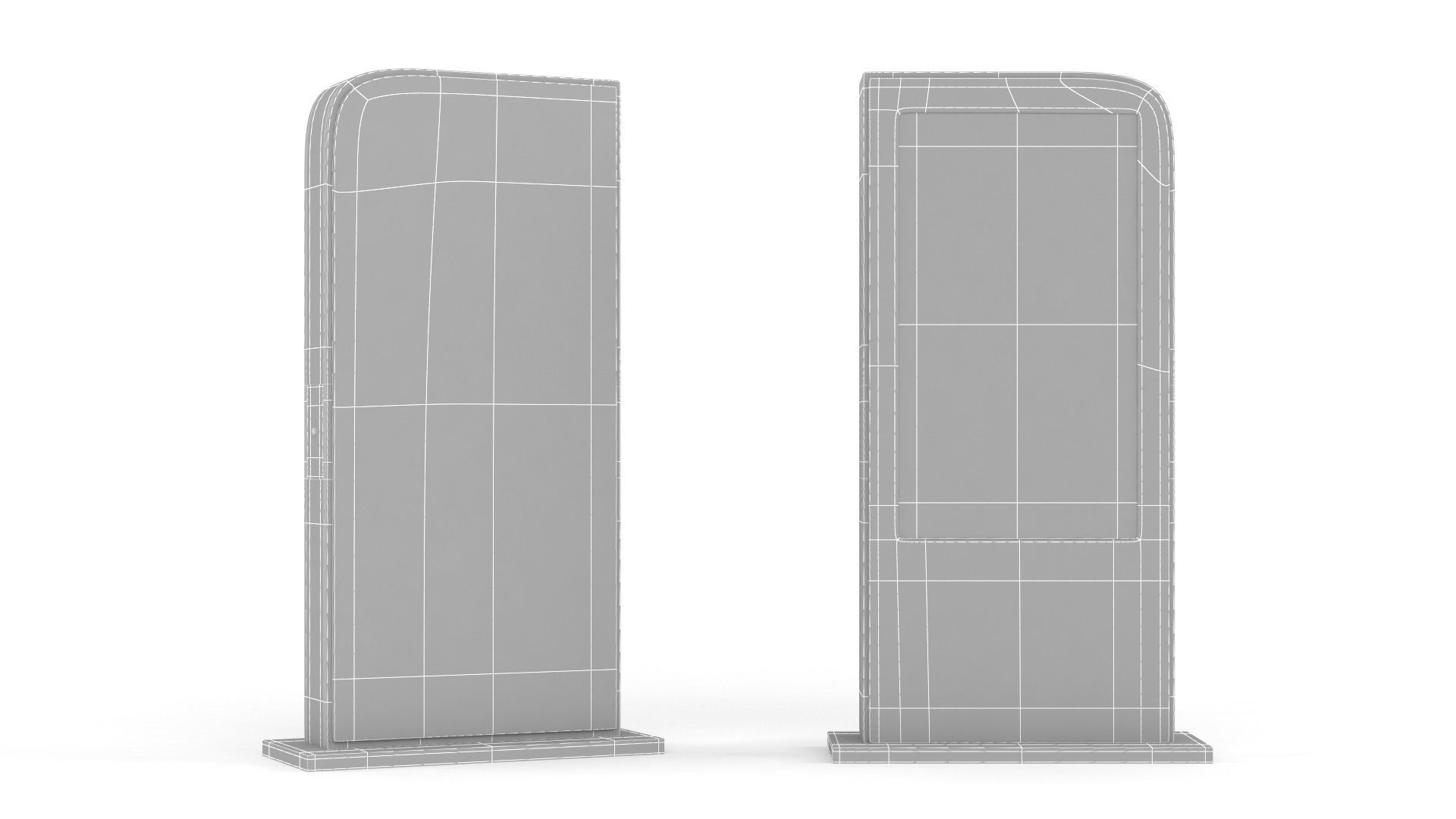 Electronic Kiosk 3D model_6