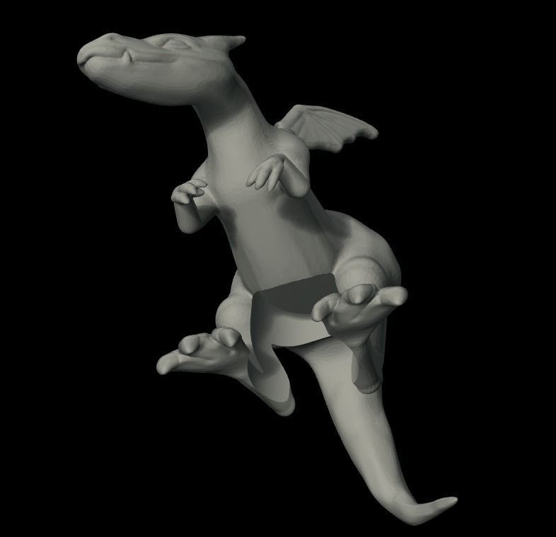 LOCKHEED Pet Of Kitty Pryde LEGO MINIFIGURE COMPATIBLE 3D print model_3