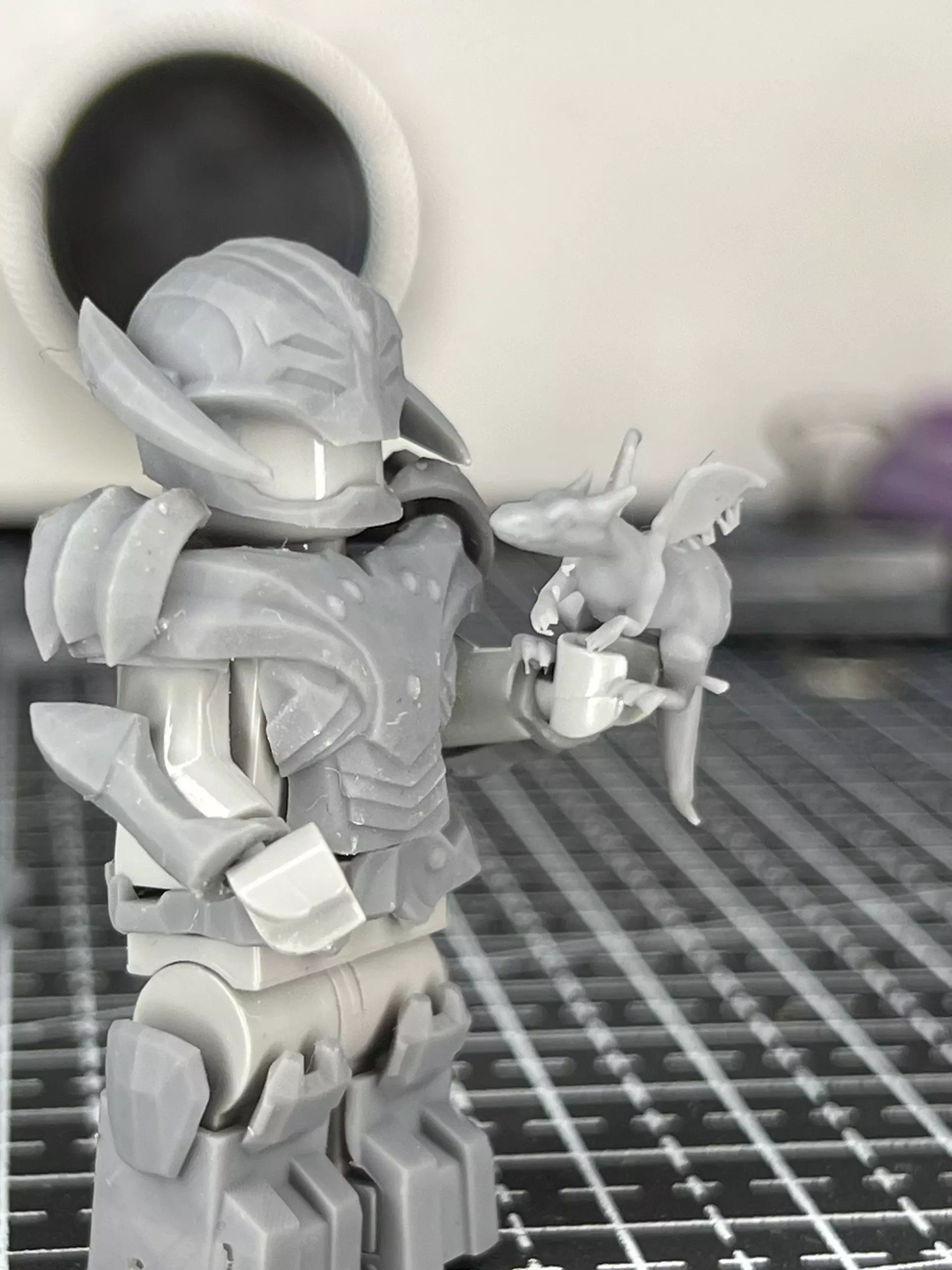 LOCKHEED Pet Of Kitty Pryde LEGO MINIFIGURE COMPATIBLE 3D print model_0