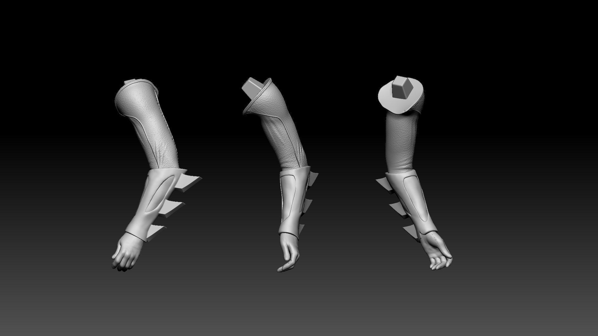 BATGIRL AND HER BIKE 3D print model_13