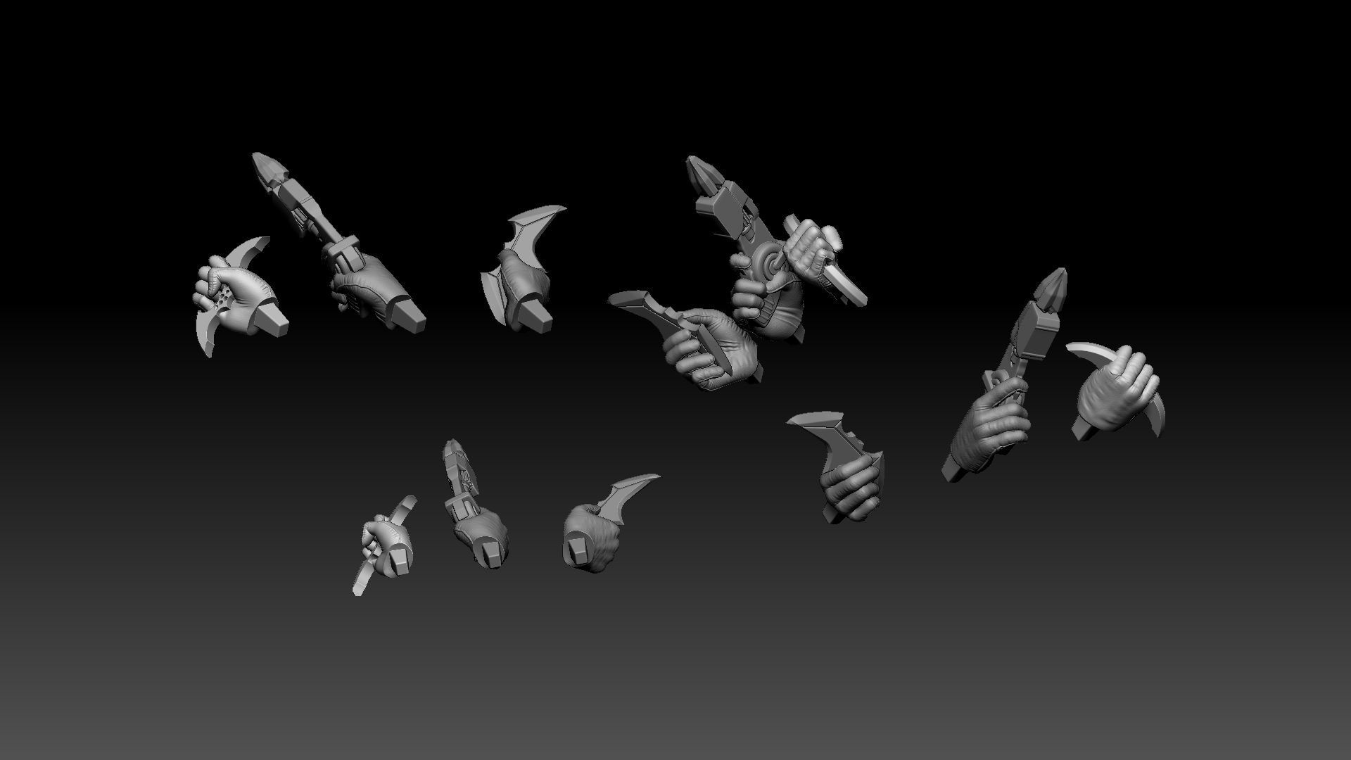 BATGIRL AND HER BIKE 3D print model_31