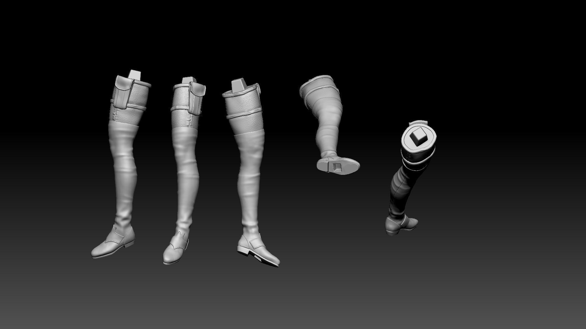 BATGIRL AND HER BIKE 3D print model_24