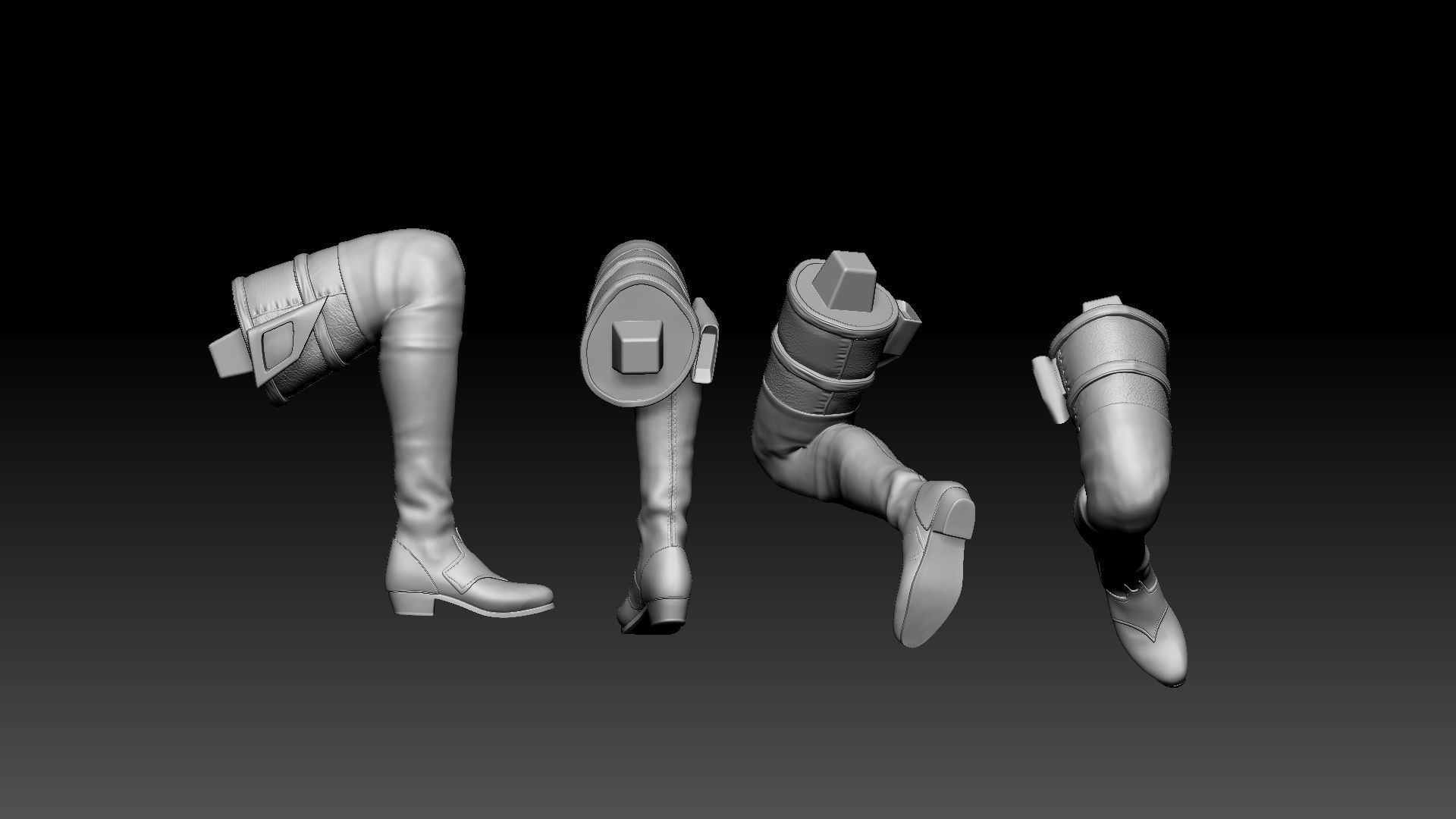 BATGIRL AND HER BIKE 3D print model_22