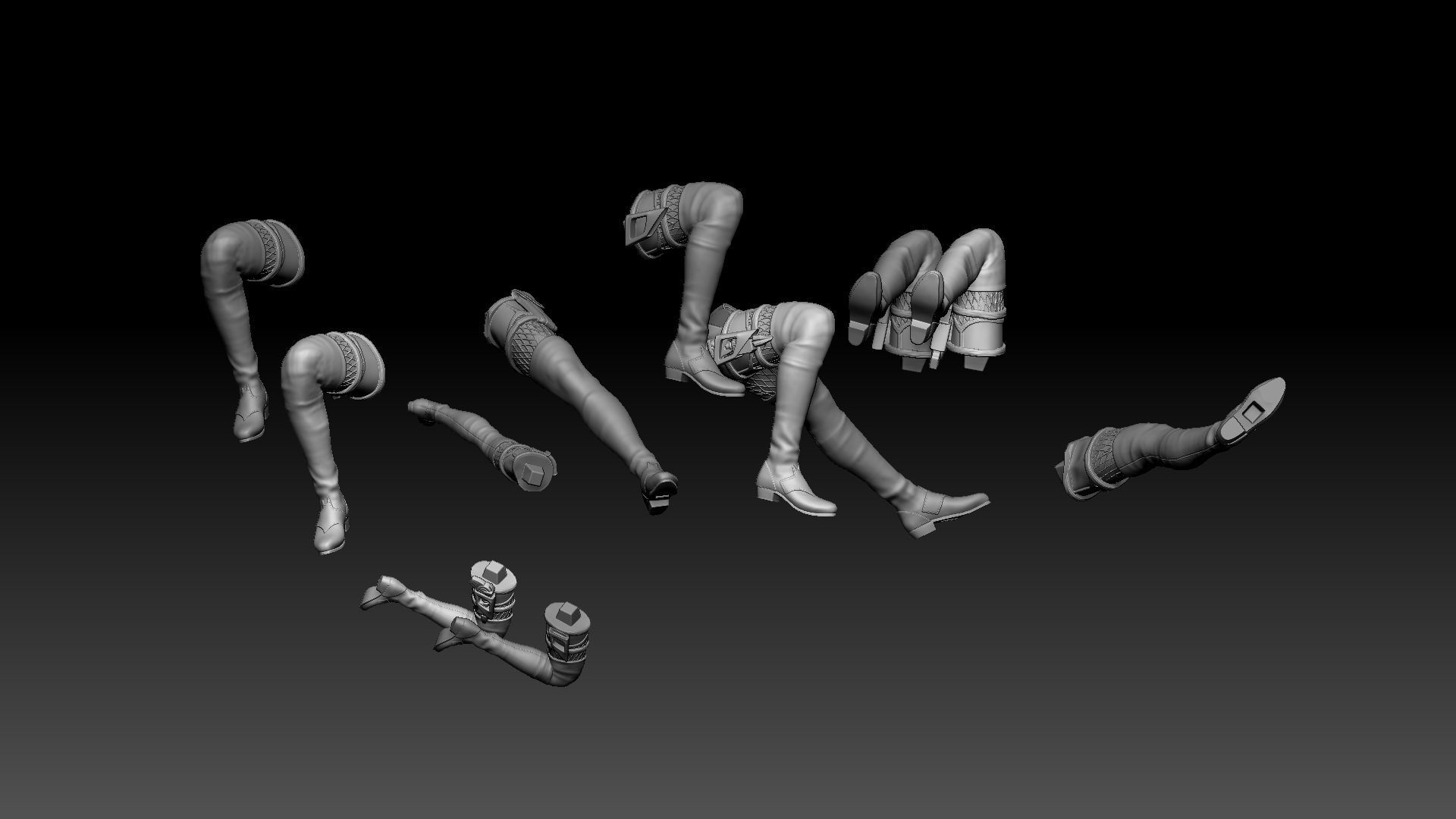 BATGIRL AND HER BIKE 3D print model_35