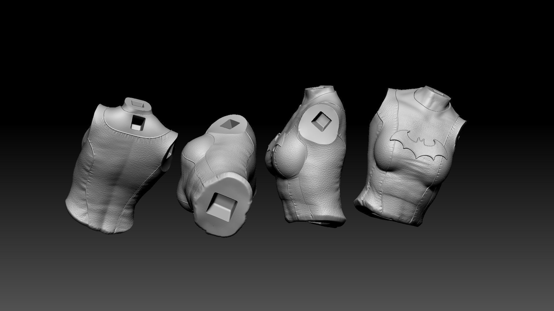 BATGIRL AND HER BIKE 3D print model_52