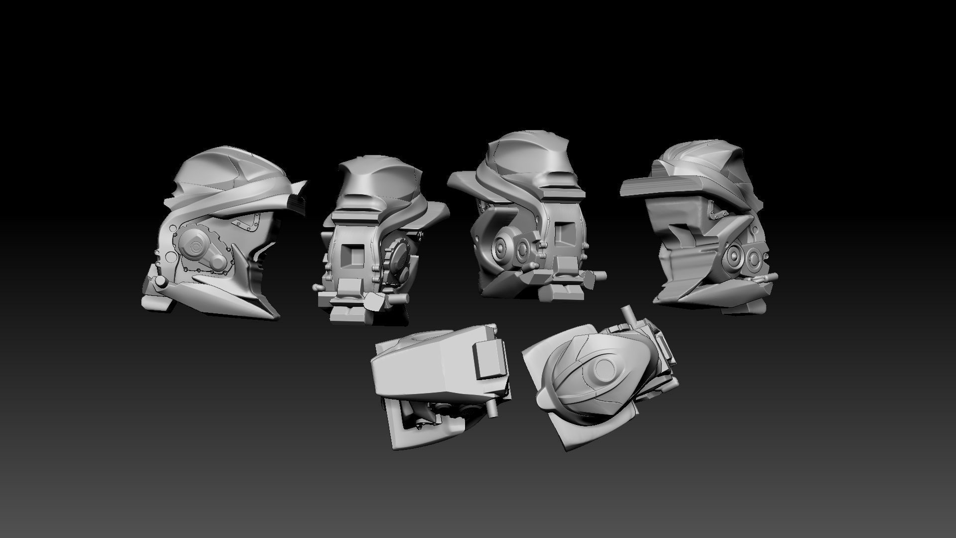 BATGIRL AND HER BIKE 3D print model_28