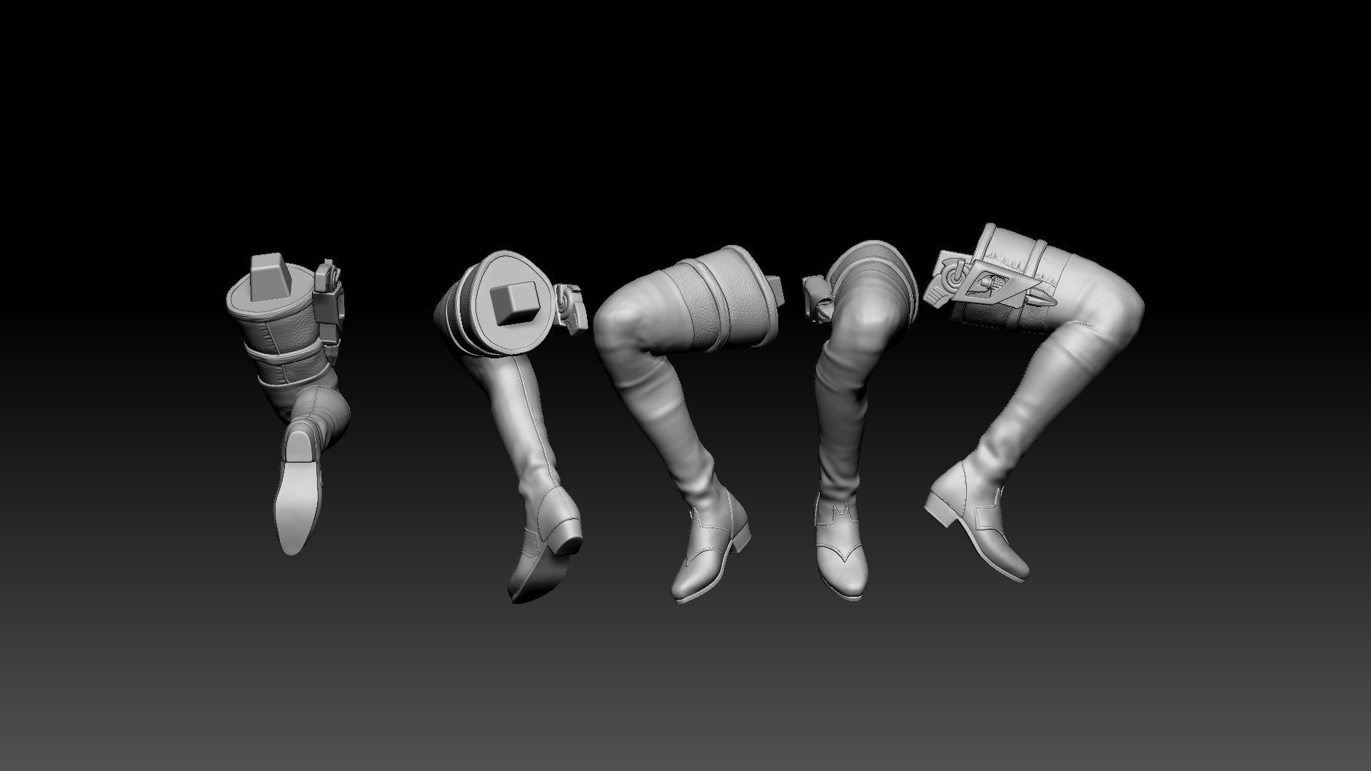 BATGIRL AND HER BIKE 3D print model_25