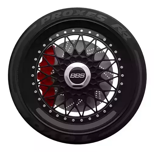 Luxury Rim BBS 3D model