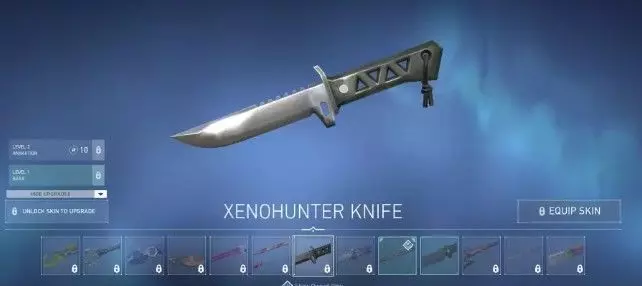 Valorant Xenohunter Knife 3D print model_0