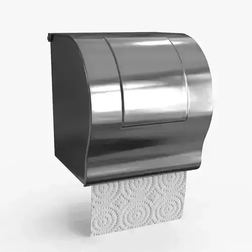Toilet Paper Holder Low-poly 3D model