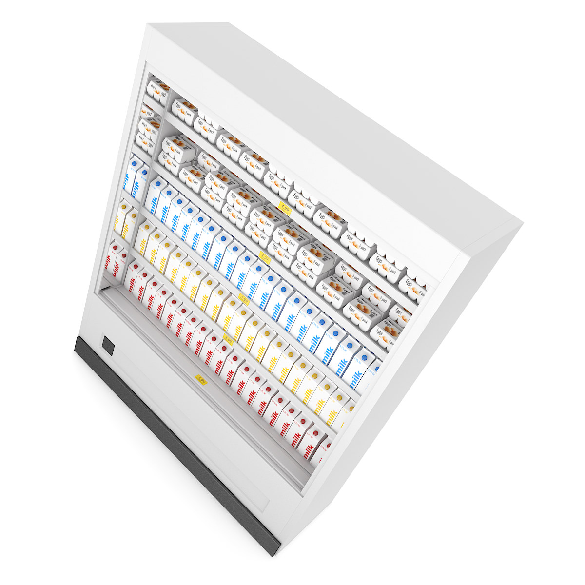 Refrigerator vending machine 3D model_1