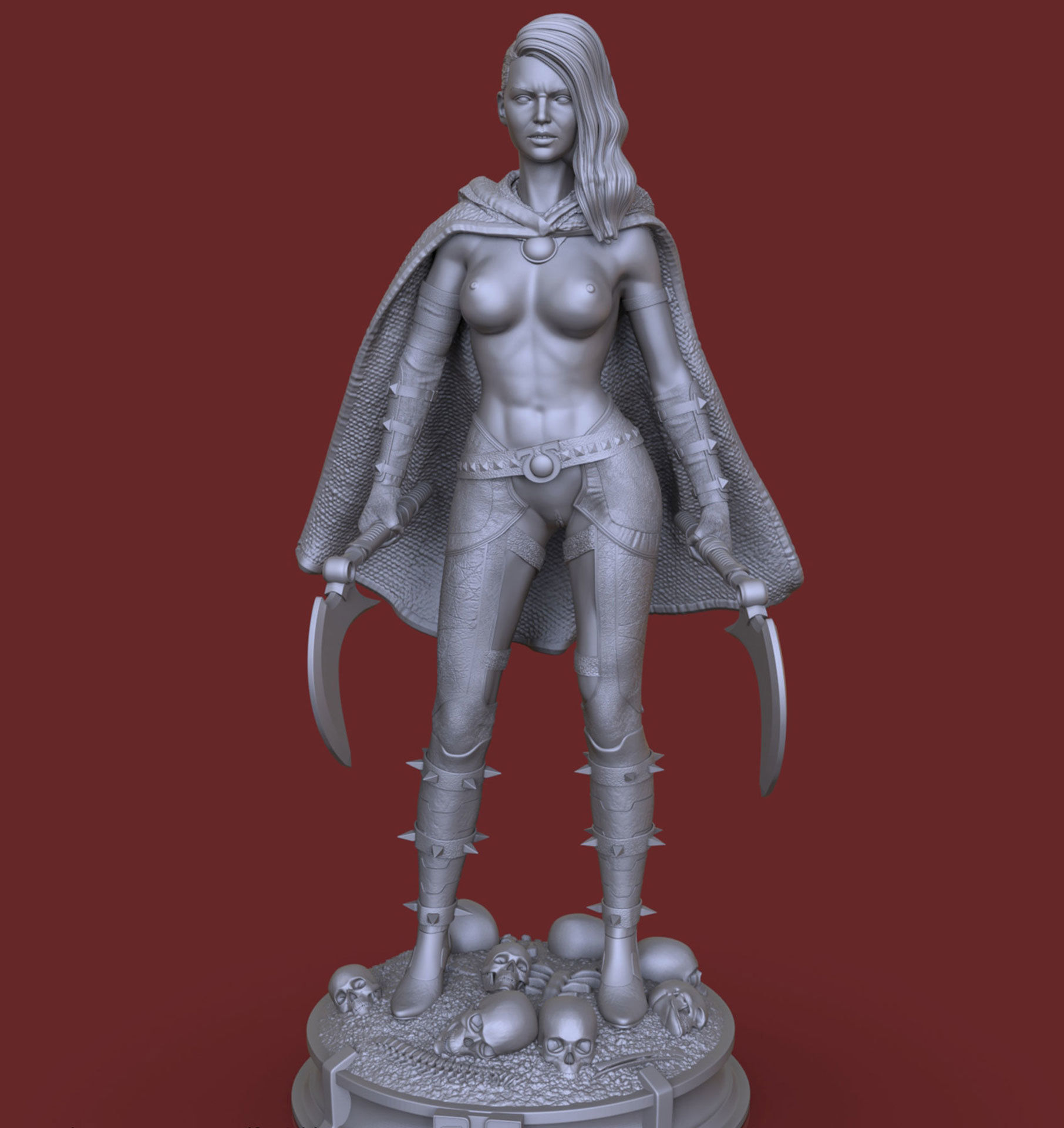 GRAIL - DAUGHTER OF DARKSEID 3D print model_12