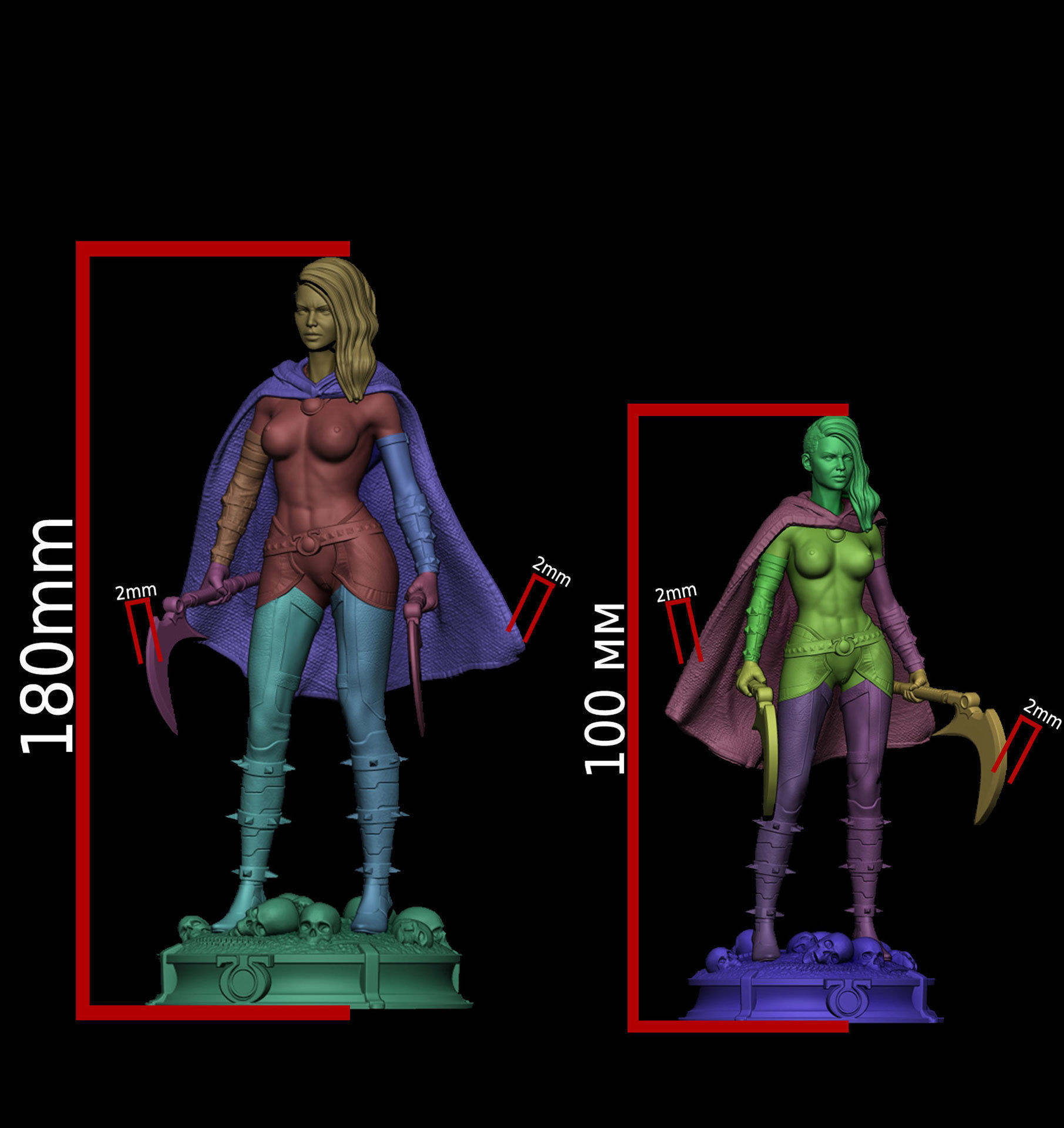 GRAIL - DAUGHTER OF DARKSEID 3D print model_7