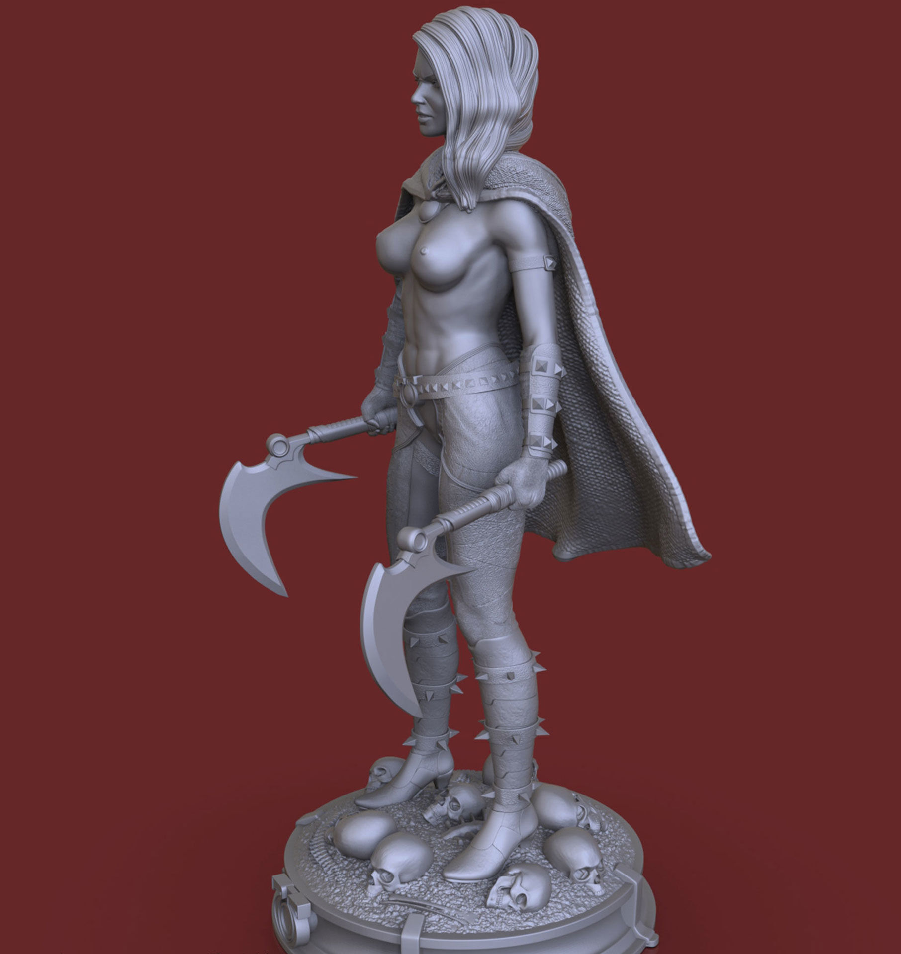 GRAIL - DAUGHTER OF DARKSEID 3D print model_9