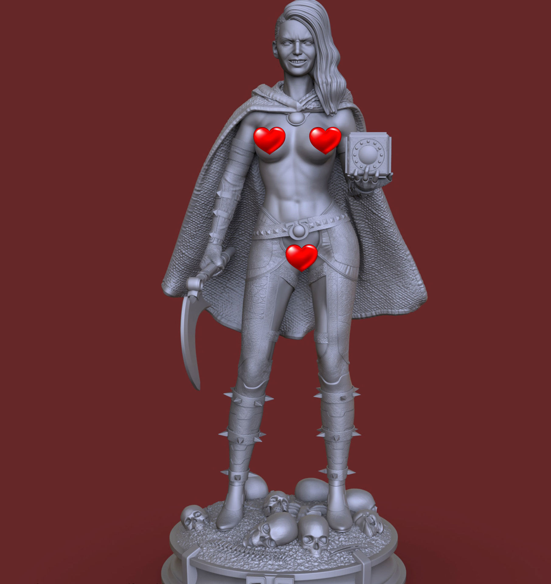 GRAIL - DAUGHTER OF DARKSEID 3D print model_18