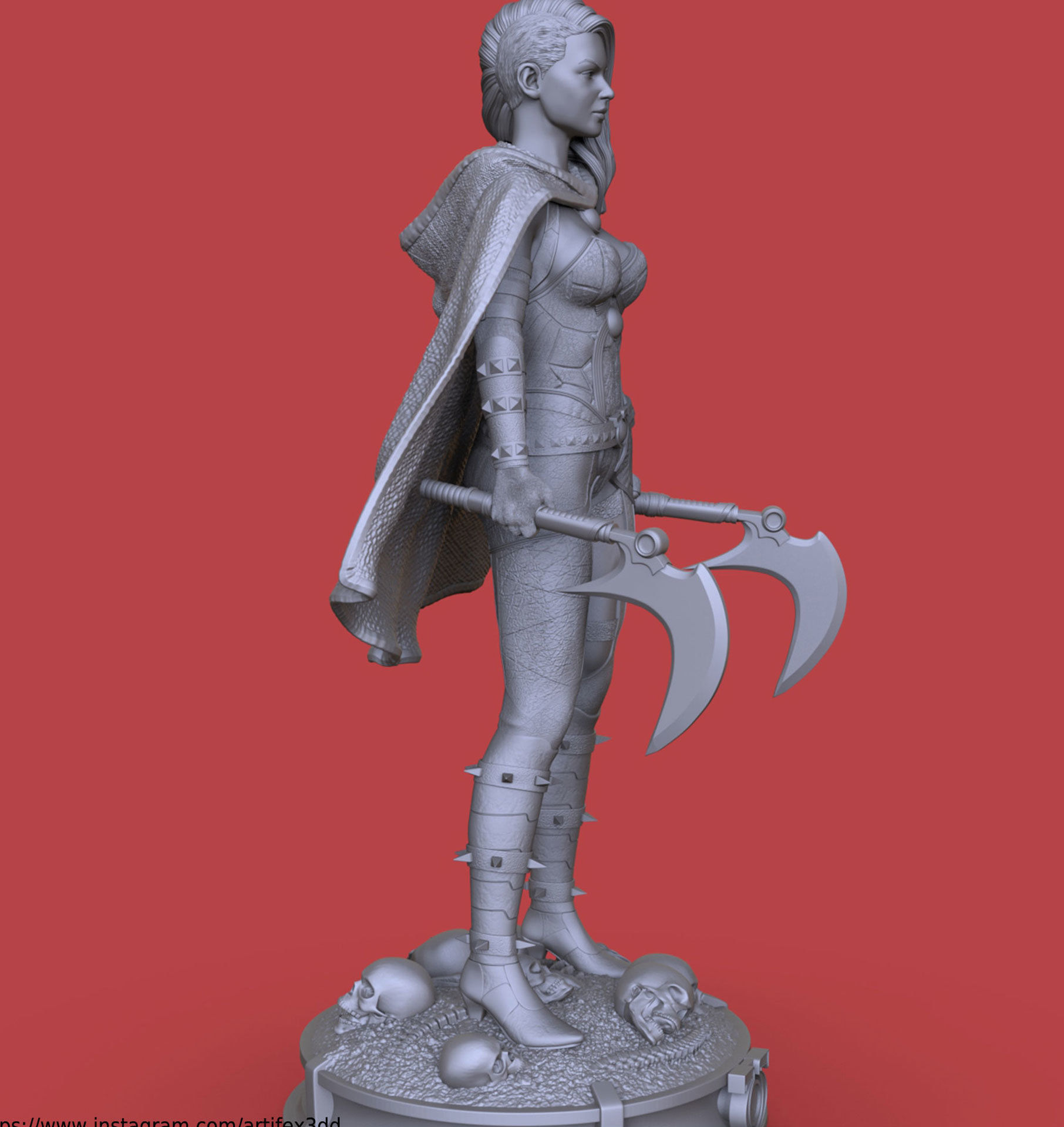 GRAIL - DAUGHTER OF DARKSEID 3D print model_14