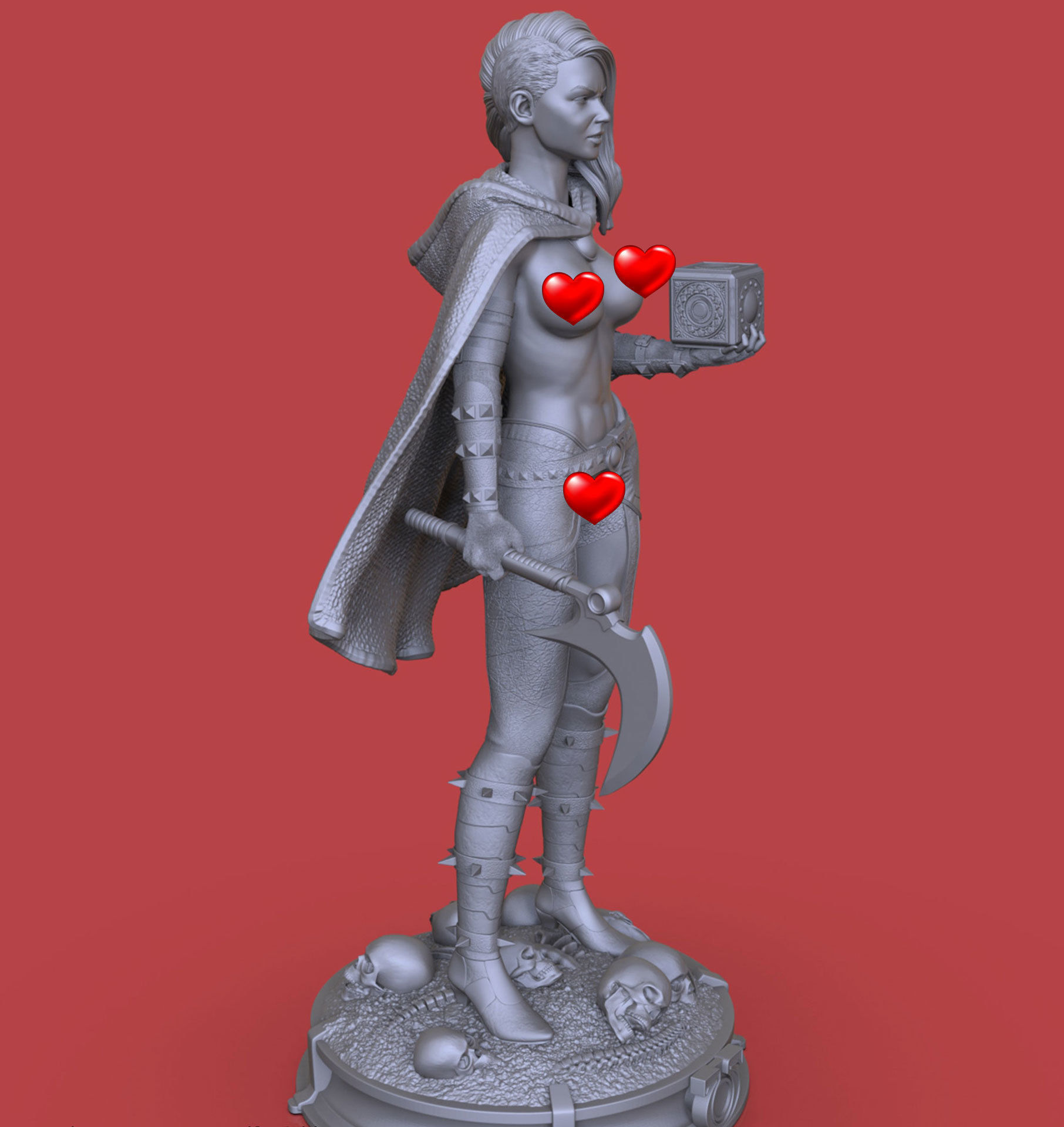 GRAIL - DAUGHTER OF DARKSEID 3D print model_17