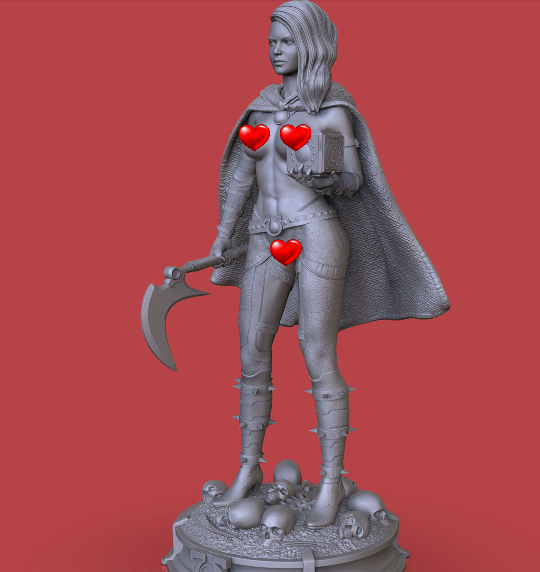 GRAIL - DAUGHTER OF DARKSEID 3D print model_20
