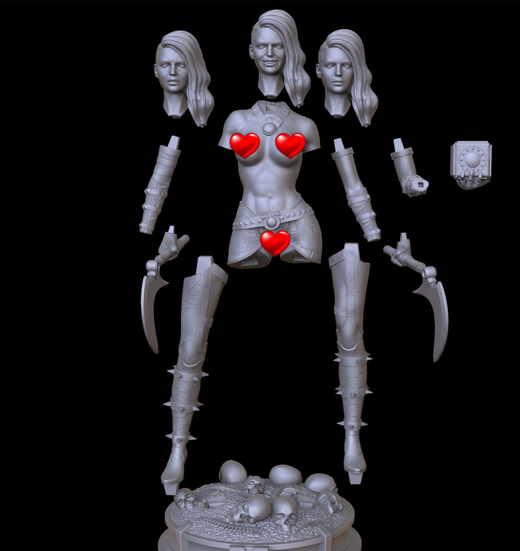GRAIL - DAUGHTER OF DARKSEID 3D print model_22