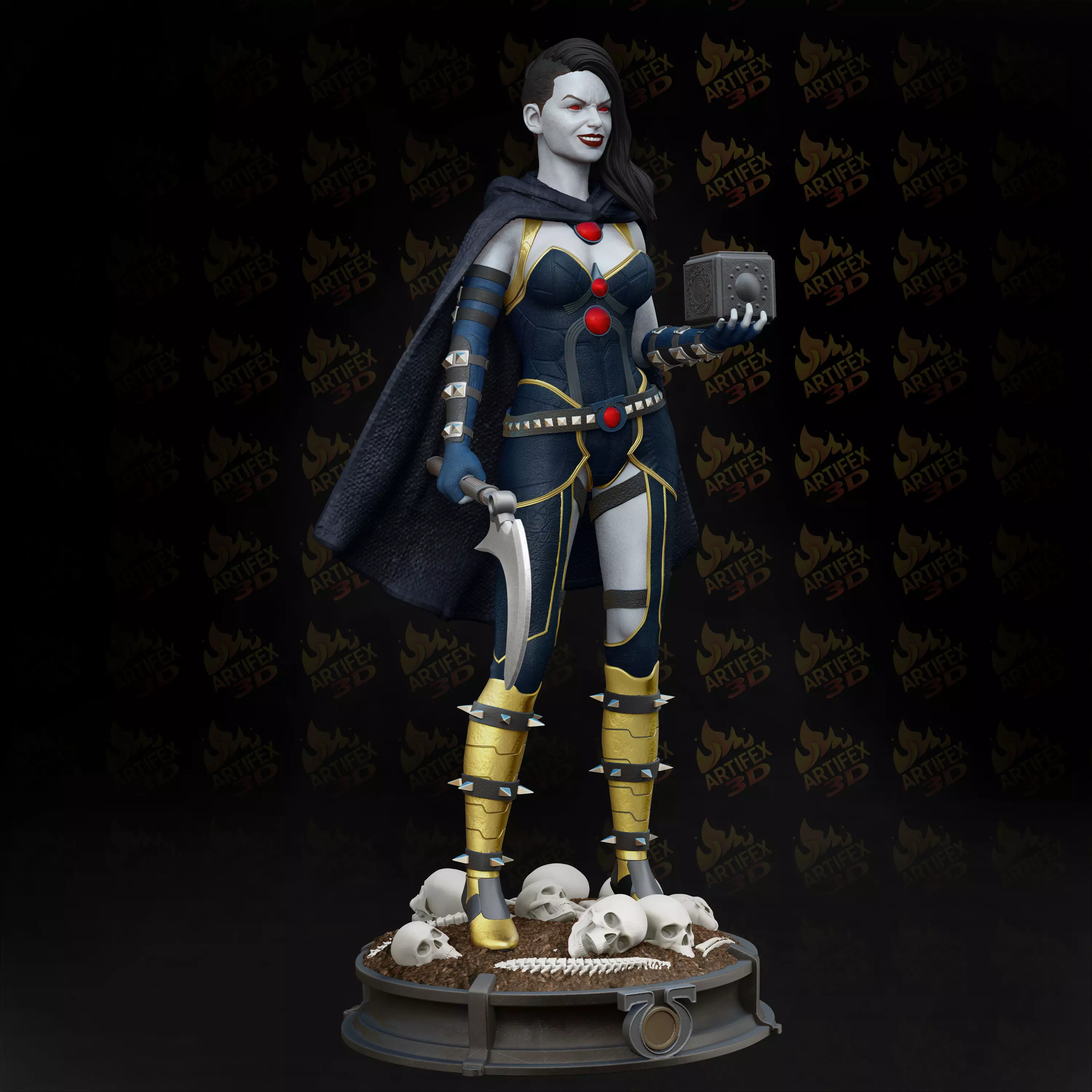 GRAIL - DAUGHTER OF DARKSEID 3D print model_0