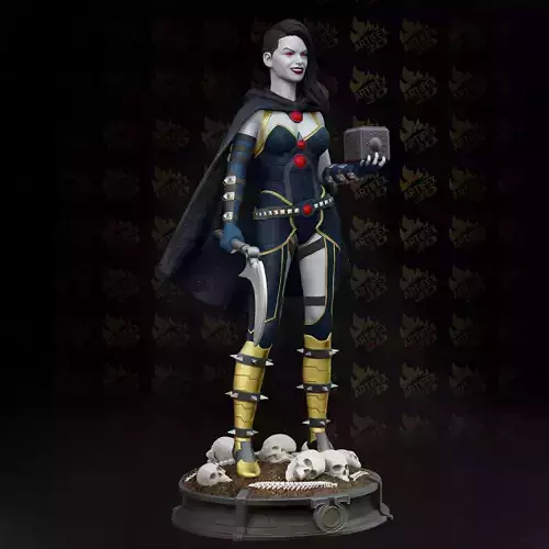 GRAIL - DAUGHTER OF DARKSEID 3D print model