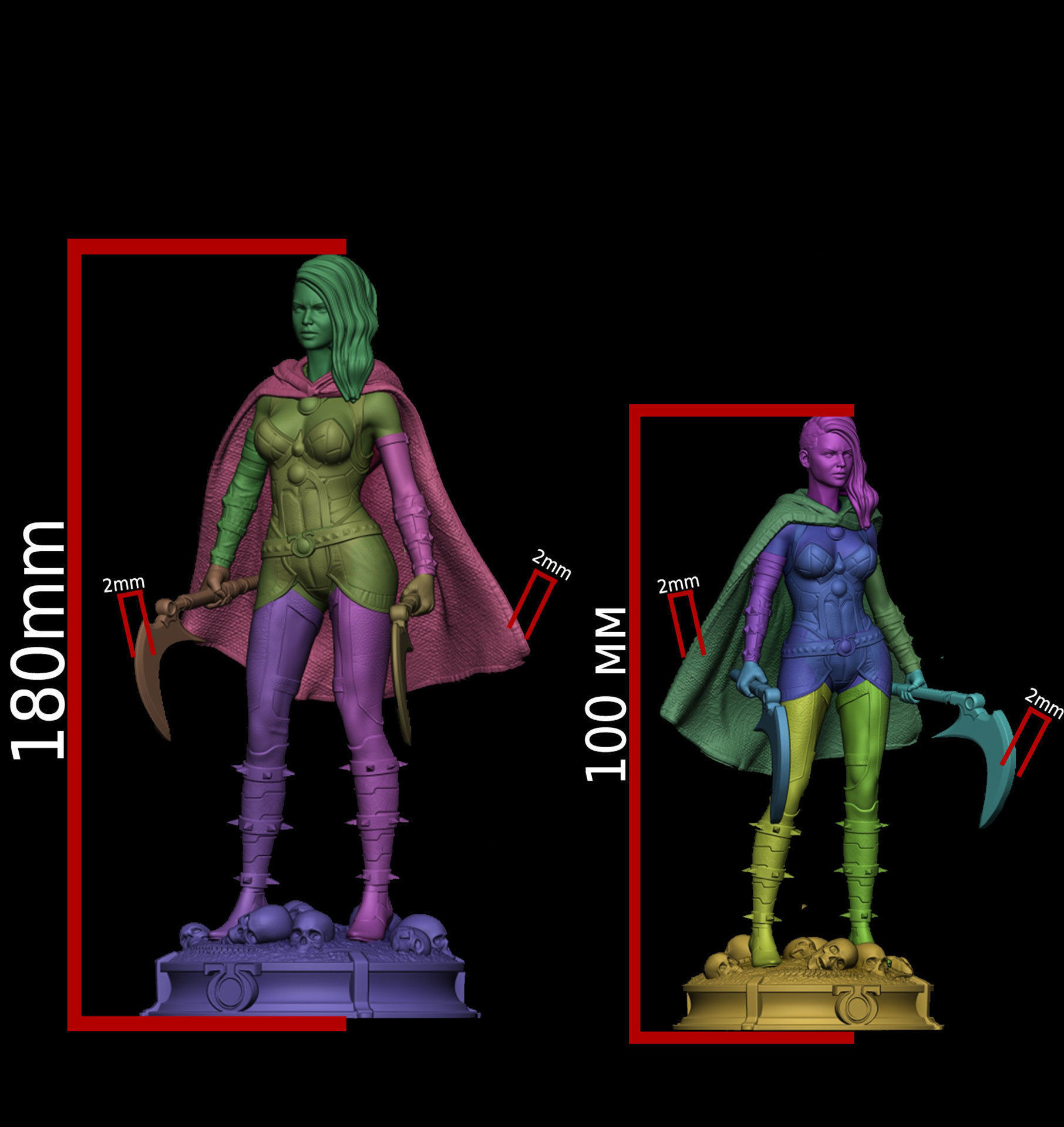 GRAIL - DAUGHTER OF DARKSEID 3D print model_8