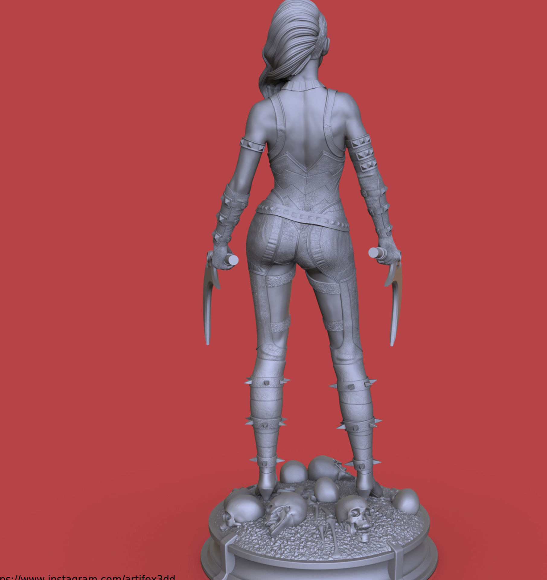 GRAIL - DAUGHTER OF DARKSEID 3D print model_2