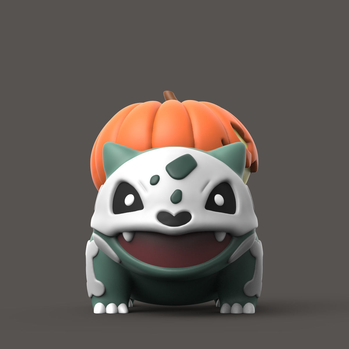 POKEMON - HALLOWEEN BULBASAUR EVOLUTION 3D print model_1