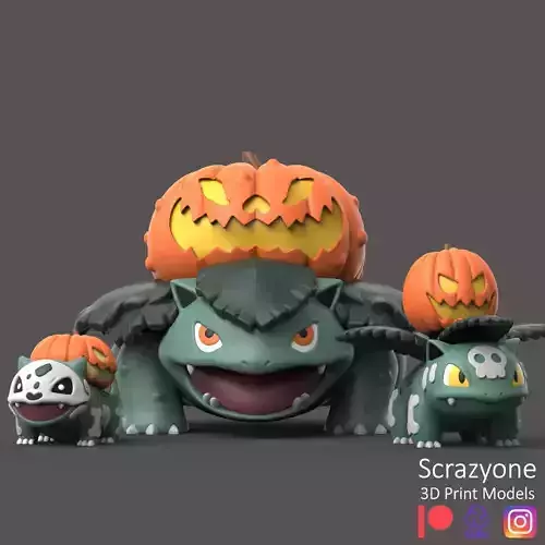 POKEMON - HALLOWEEN BULBASAUR EVOLUTION