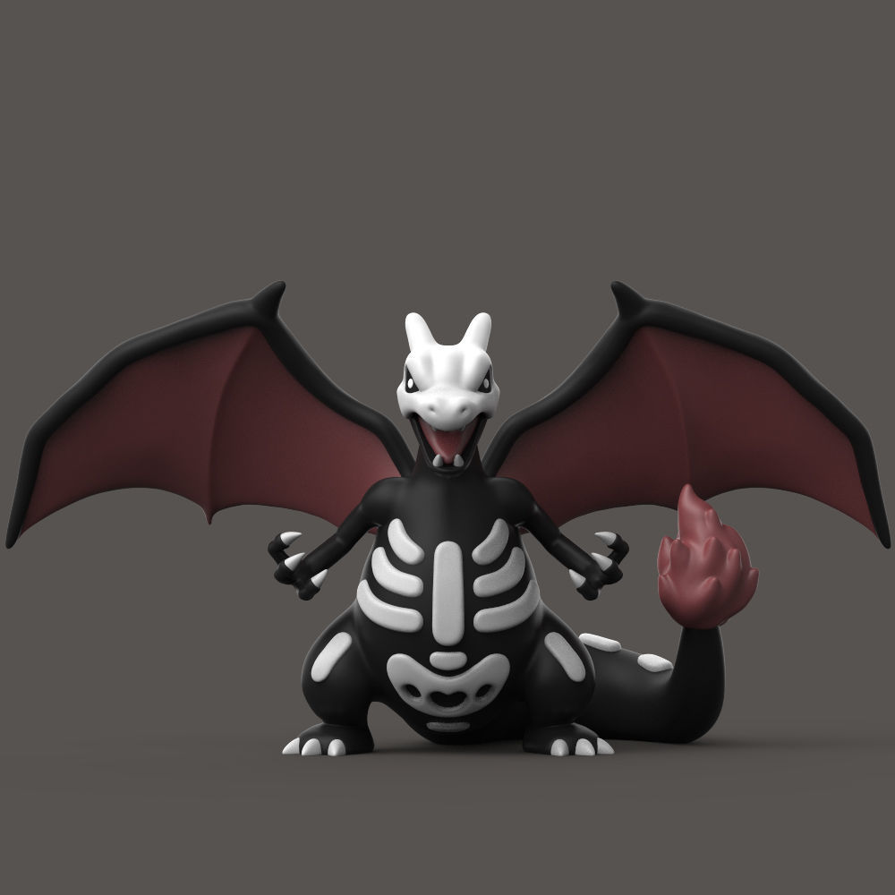 POKEMON - HALLOWEEN CHARIZARD 3D print model_1