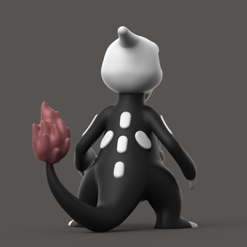 POKEMON - HALLOWEEN CHARMANDER EVOLUTION 3D print model_7