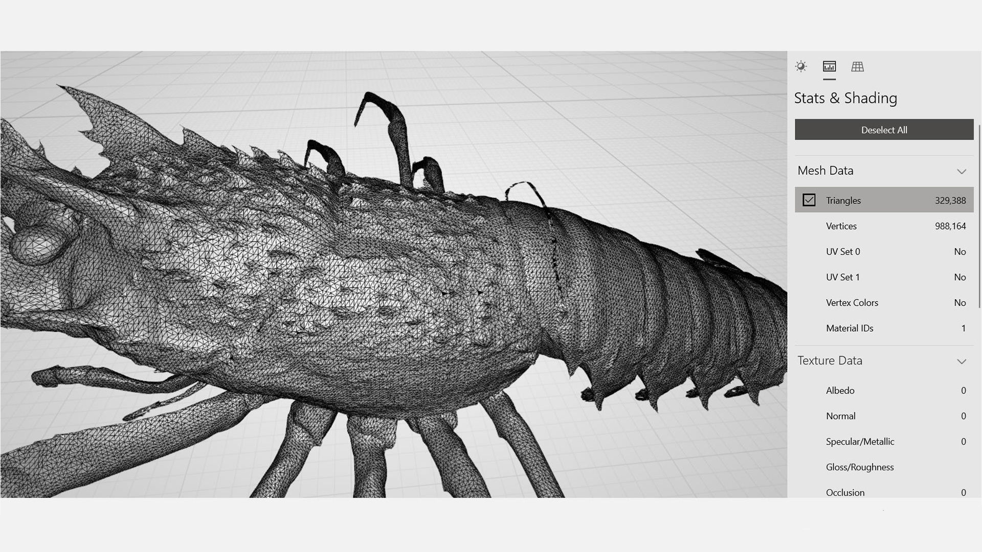 realistic lobster Low-poly 3D model_7