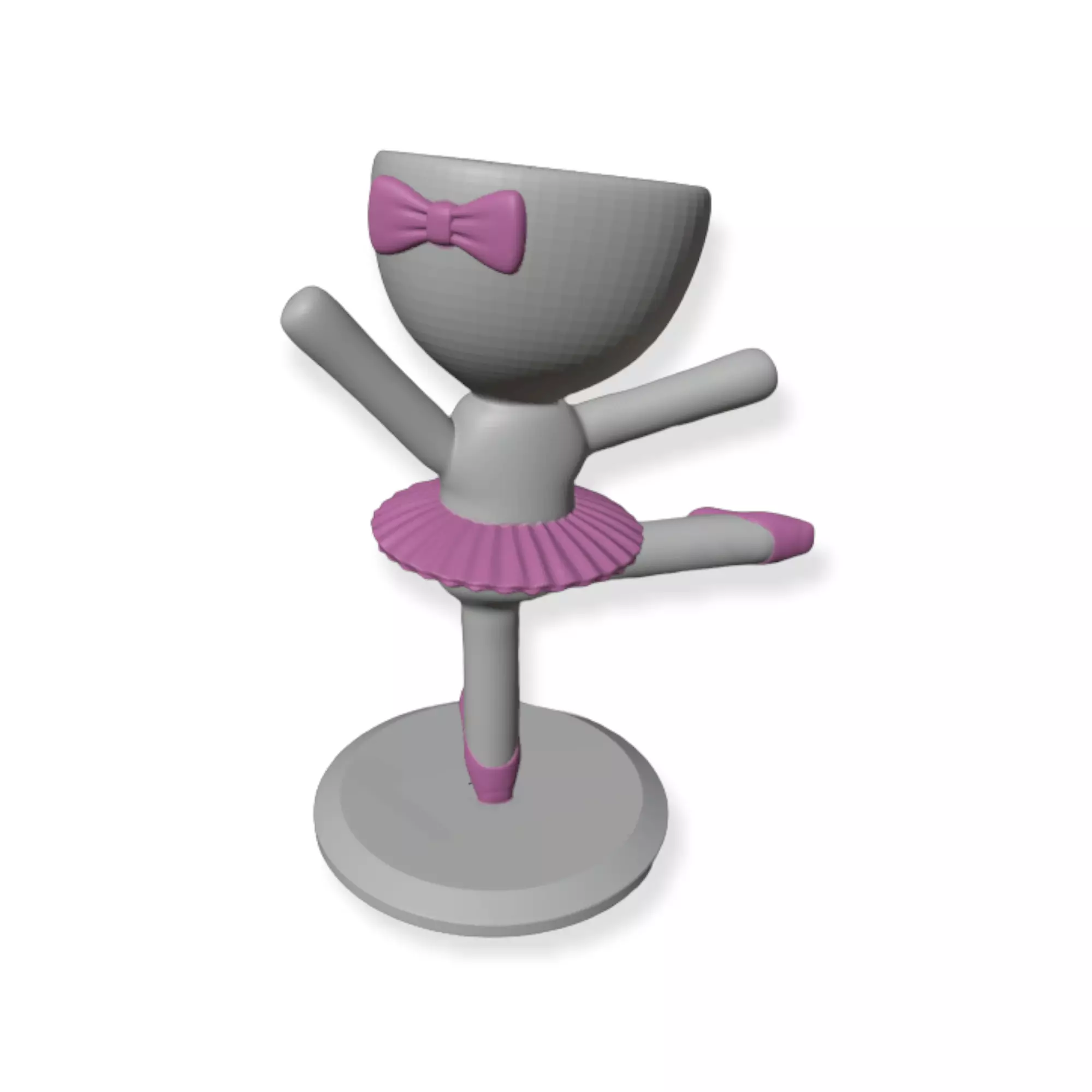 ROBERT PLANT POT BALLET DANCER GIRL 3D print model
