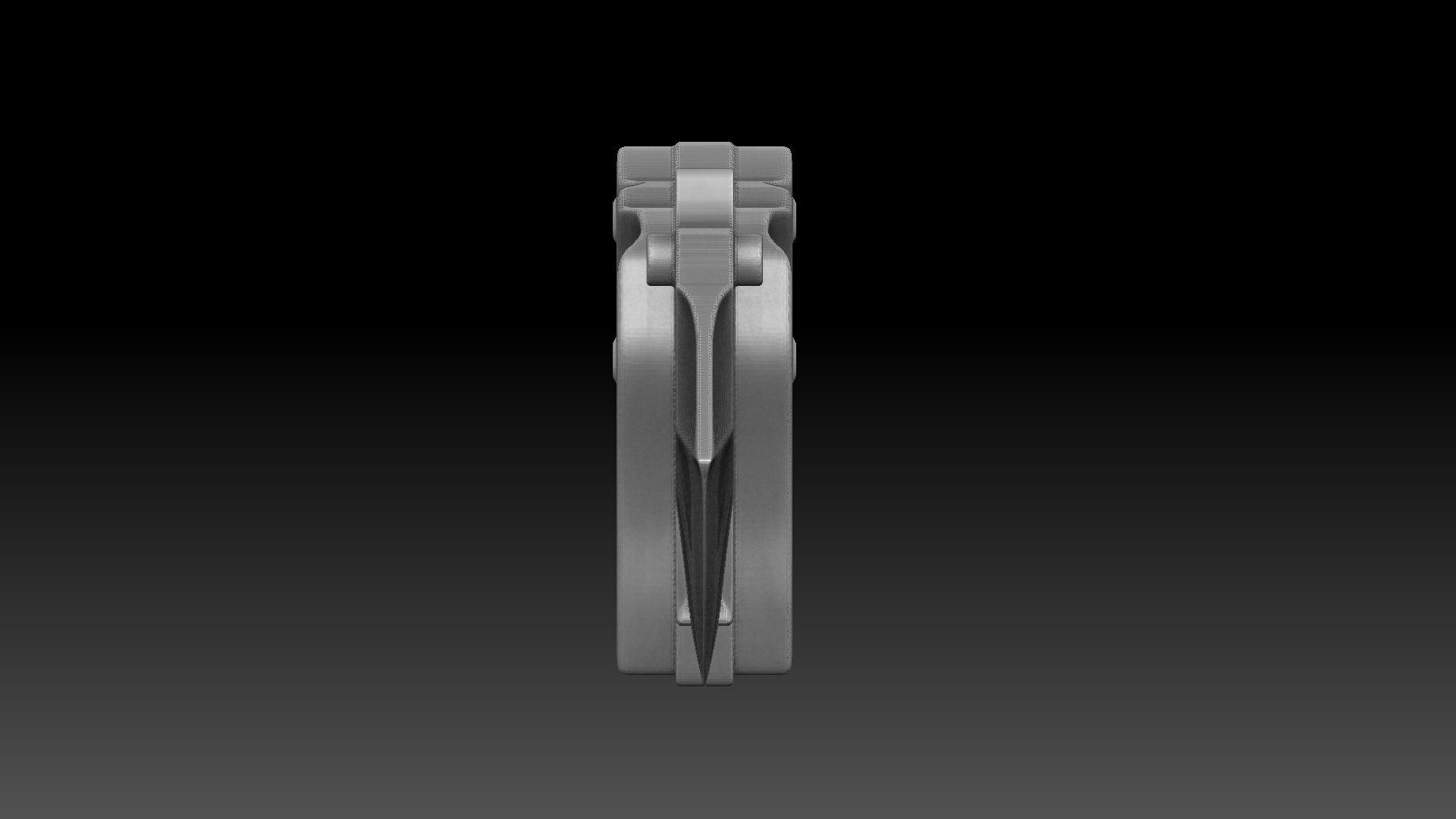 Combat Tactical Knife Printable 2 3D print model_5