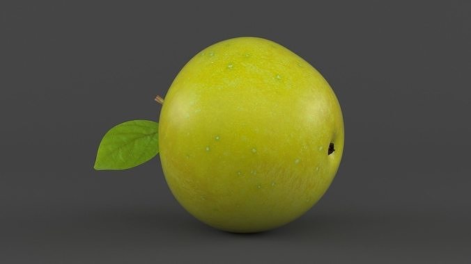 Apple Fruit 3D model 6