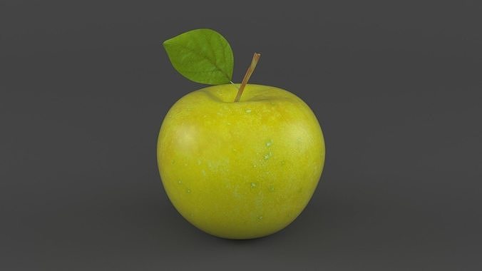 Apple Fruit 3D model 3