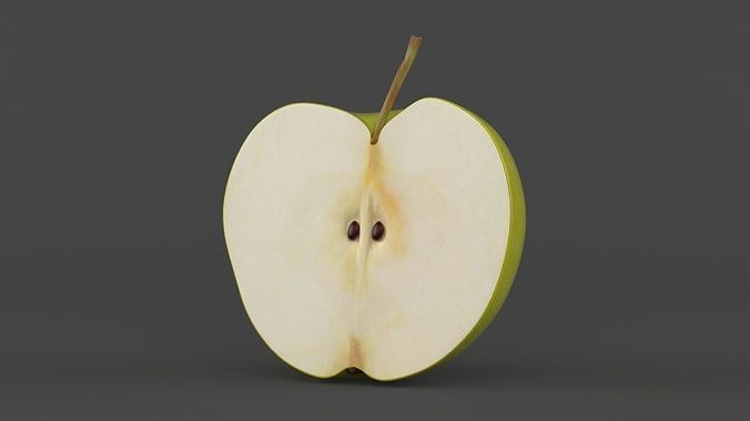Apple Fruit 3D model 4