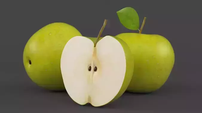 Apple Fruit 3D model