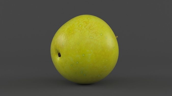 Apple Fruit 3D model 5