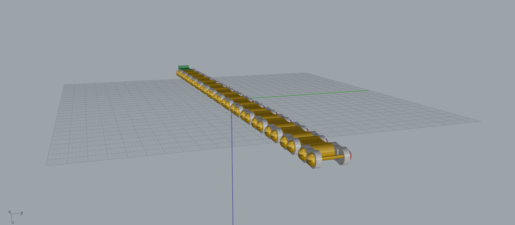 Men bracelet A35 3D print model_11