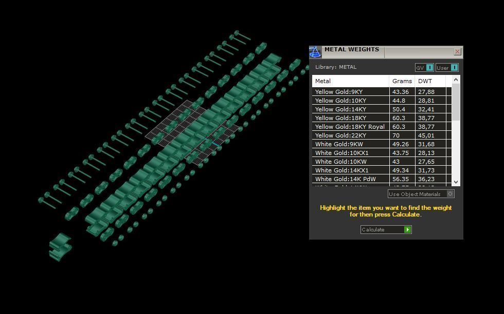 Men bracelet A35 3D print model_6