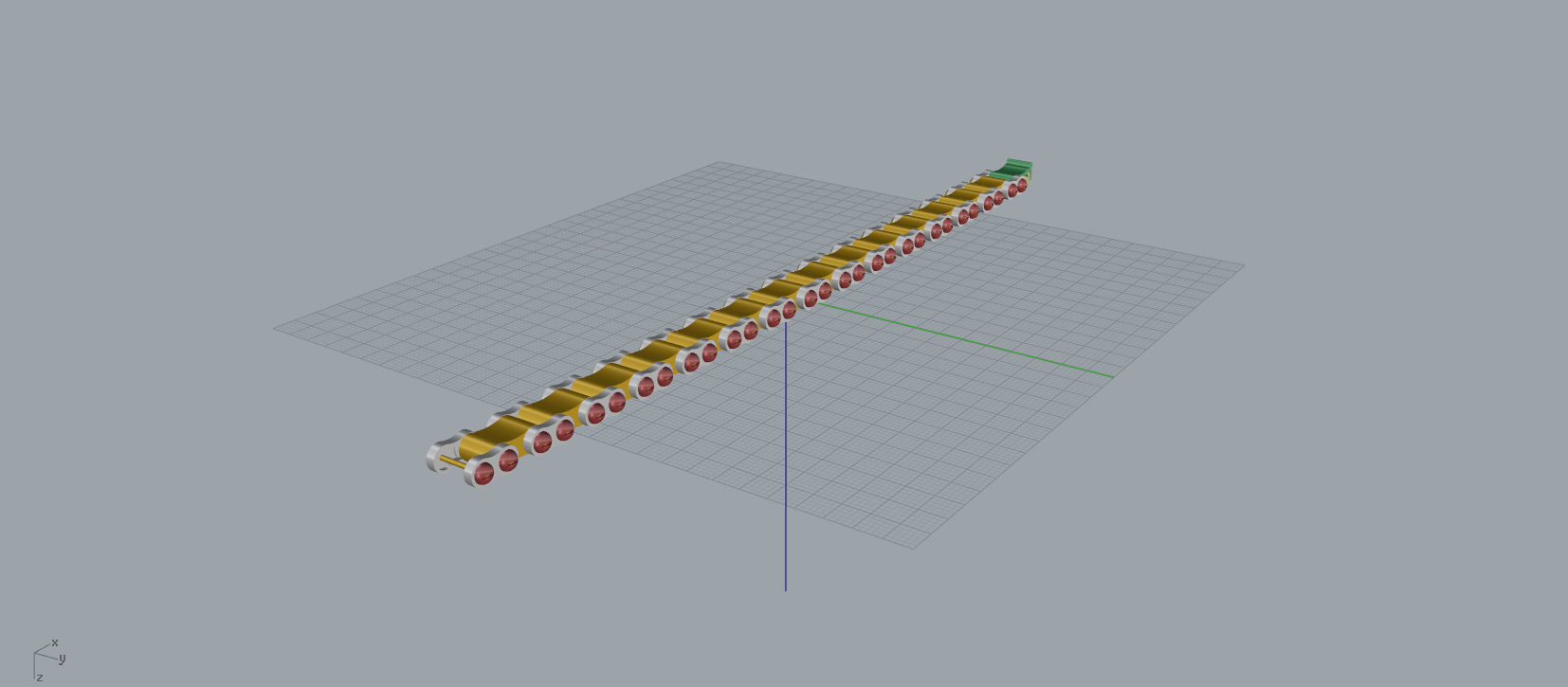 Men bracelet A35 3D print model_12