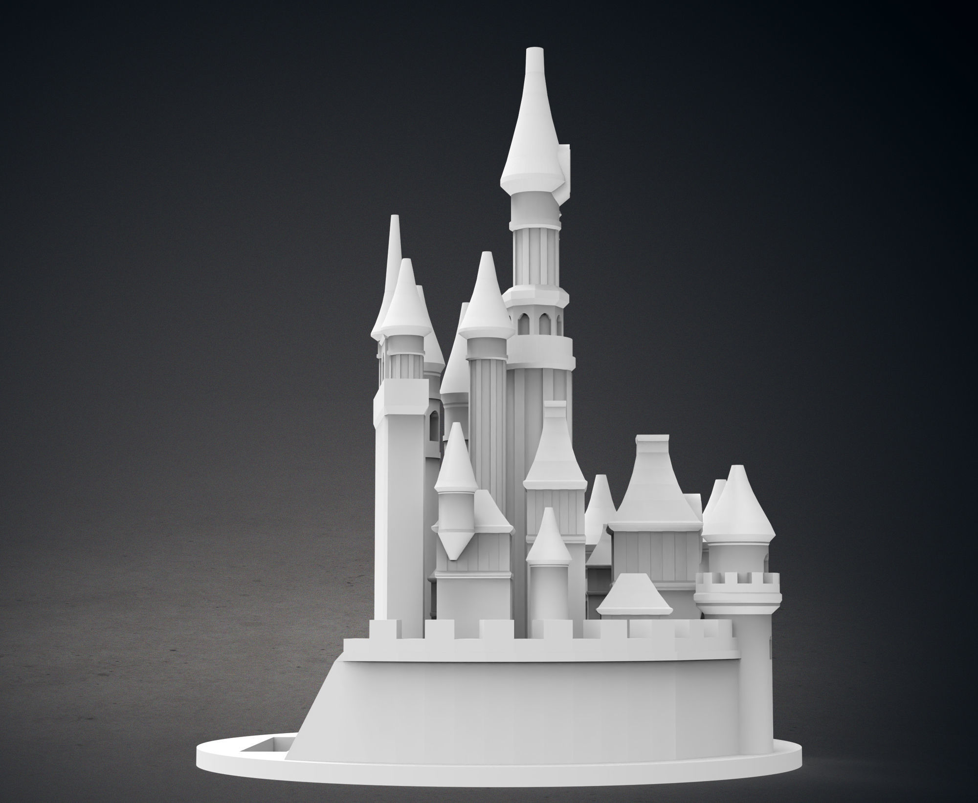 Disneyland Piggy Bank 3D print model_7