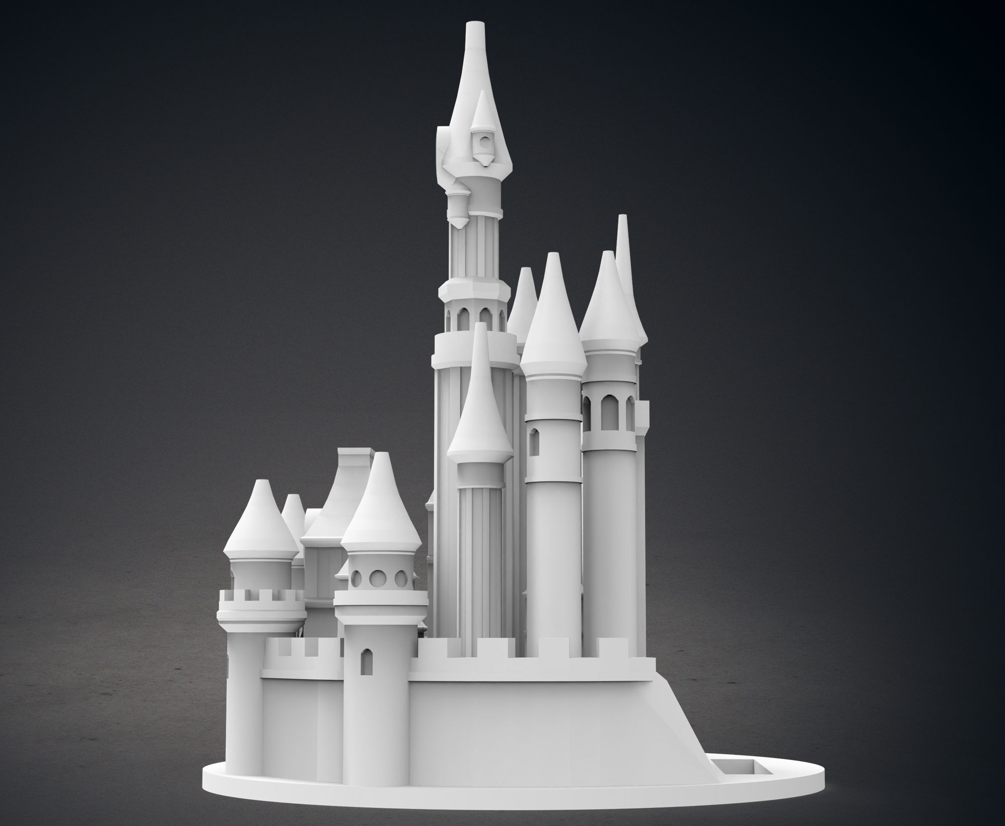 Disneyland Piggy Bank 3D print model_3