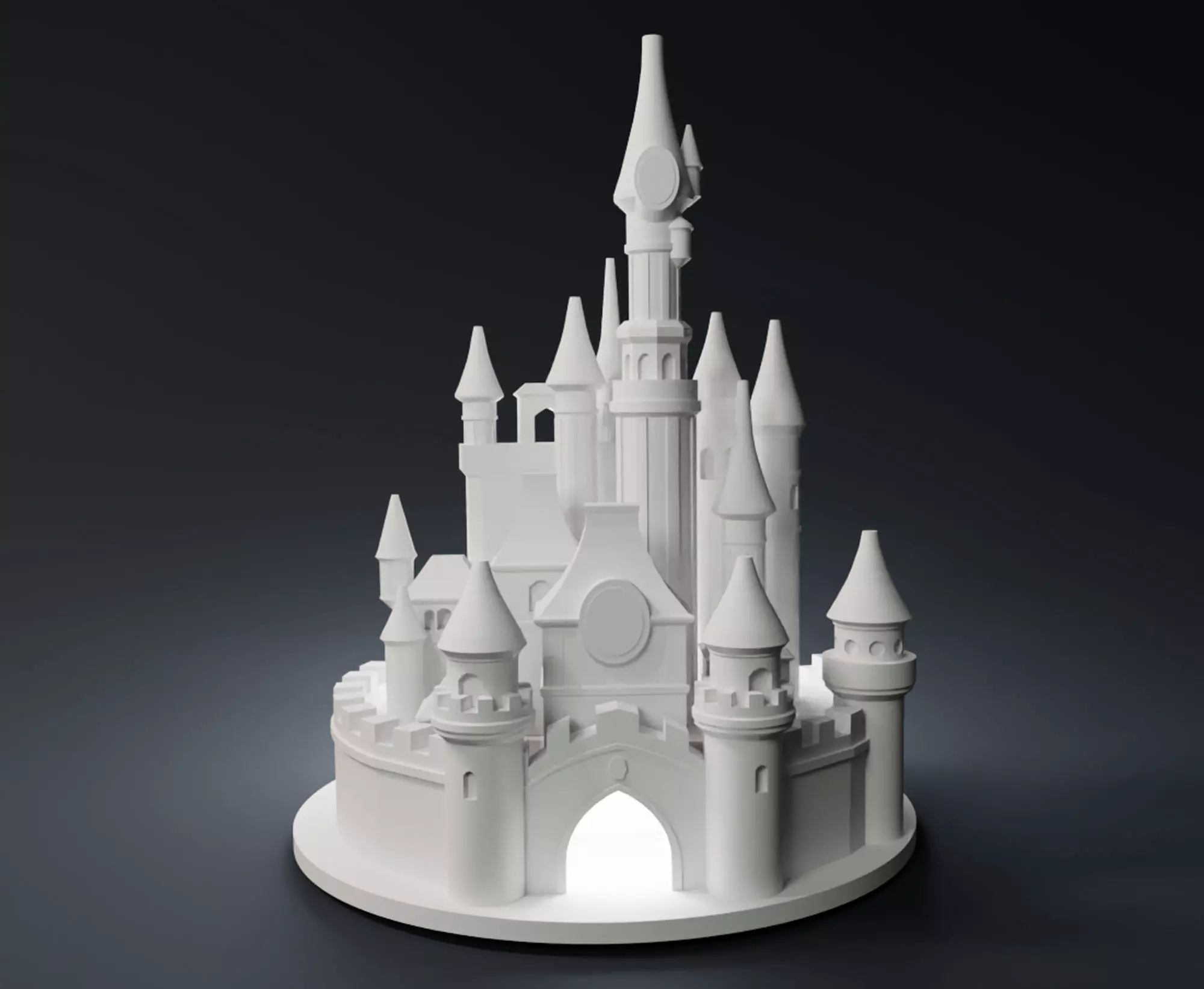 Disneyland Piggy Bank 3D print model_0