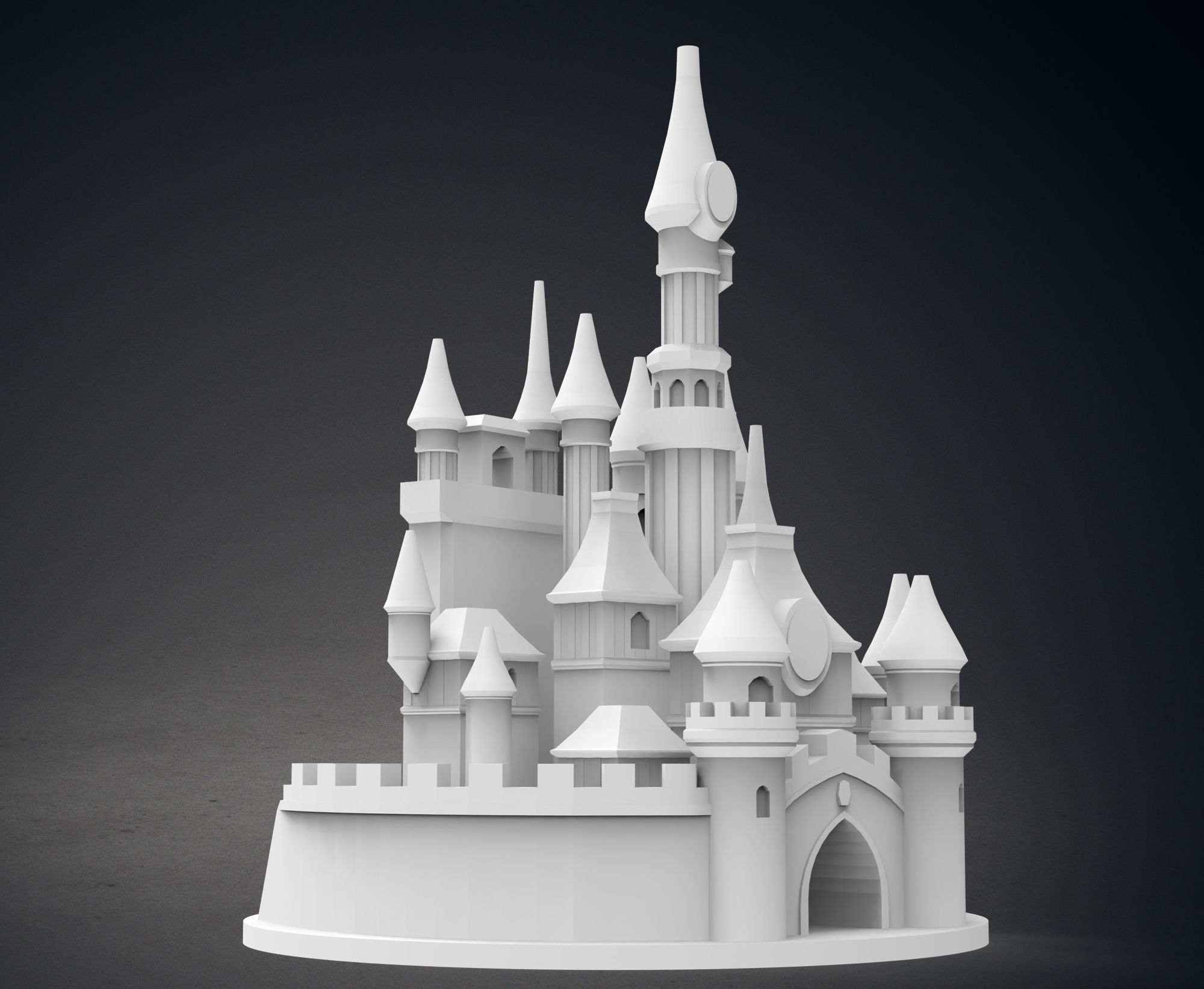 Disneyland Piggy Bank 3D print model_8