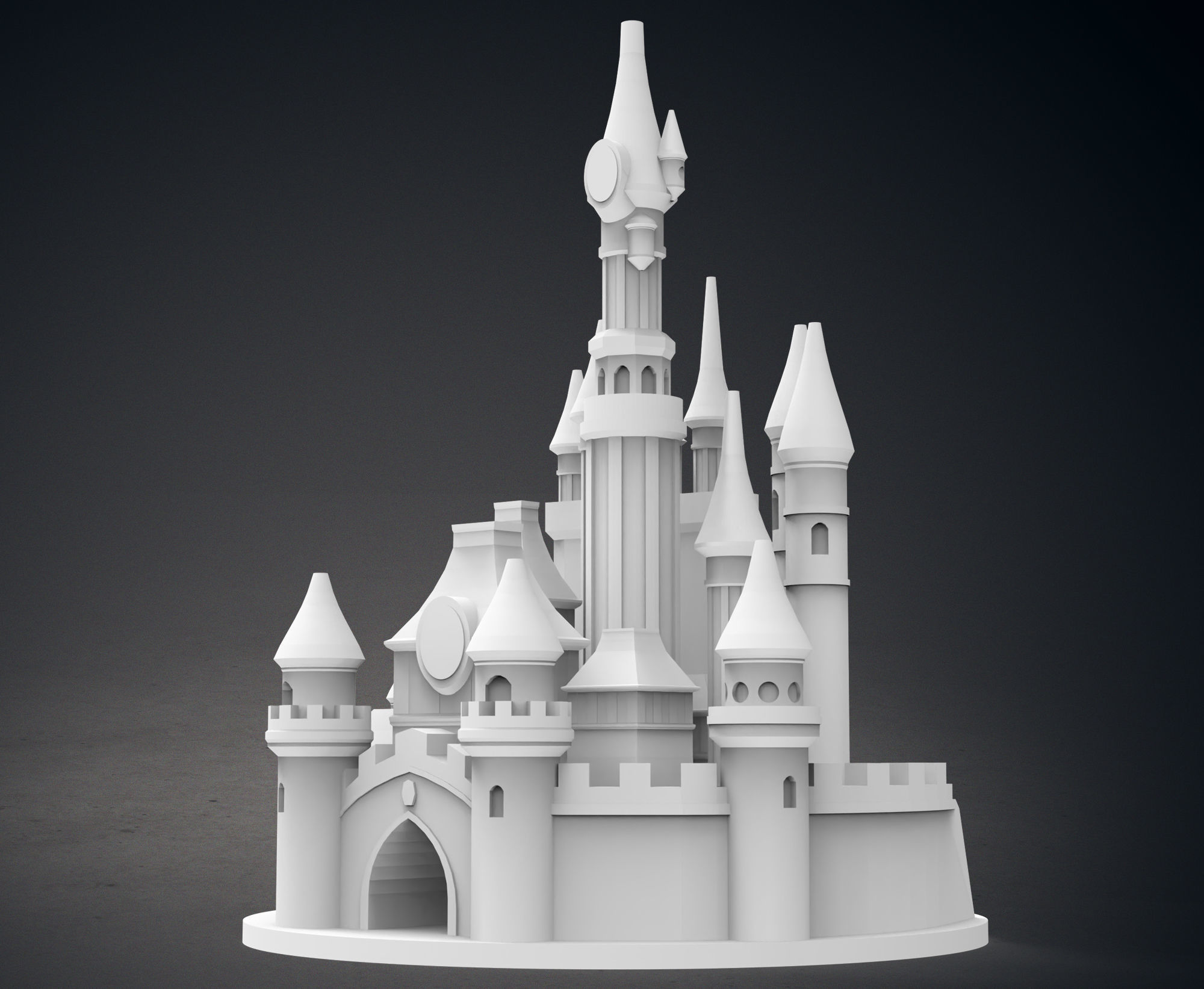 Disneyland Piggy Bank 3D print model_2