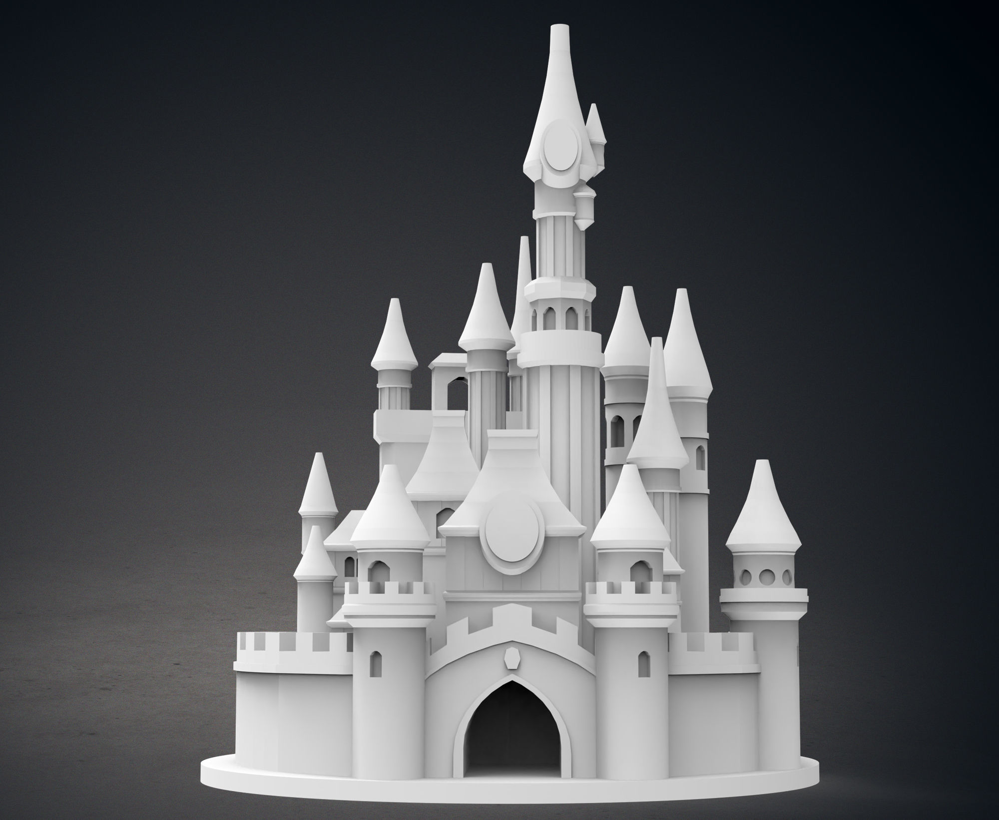 Disneyland Piggy Bank 3D print model_1
