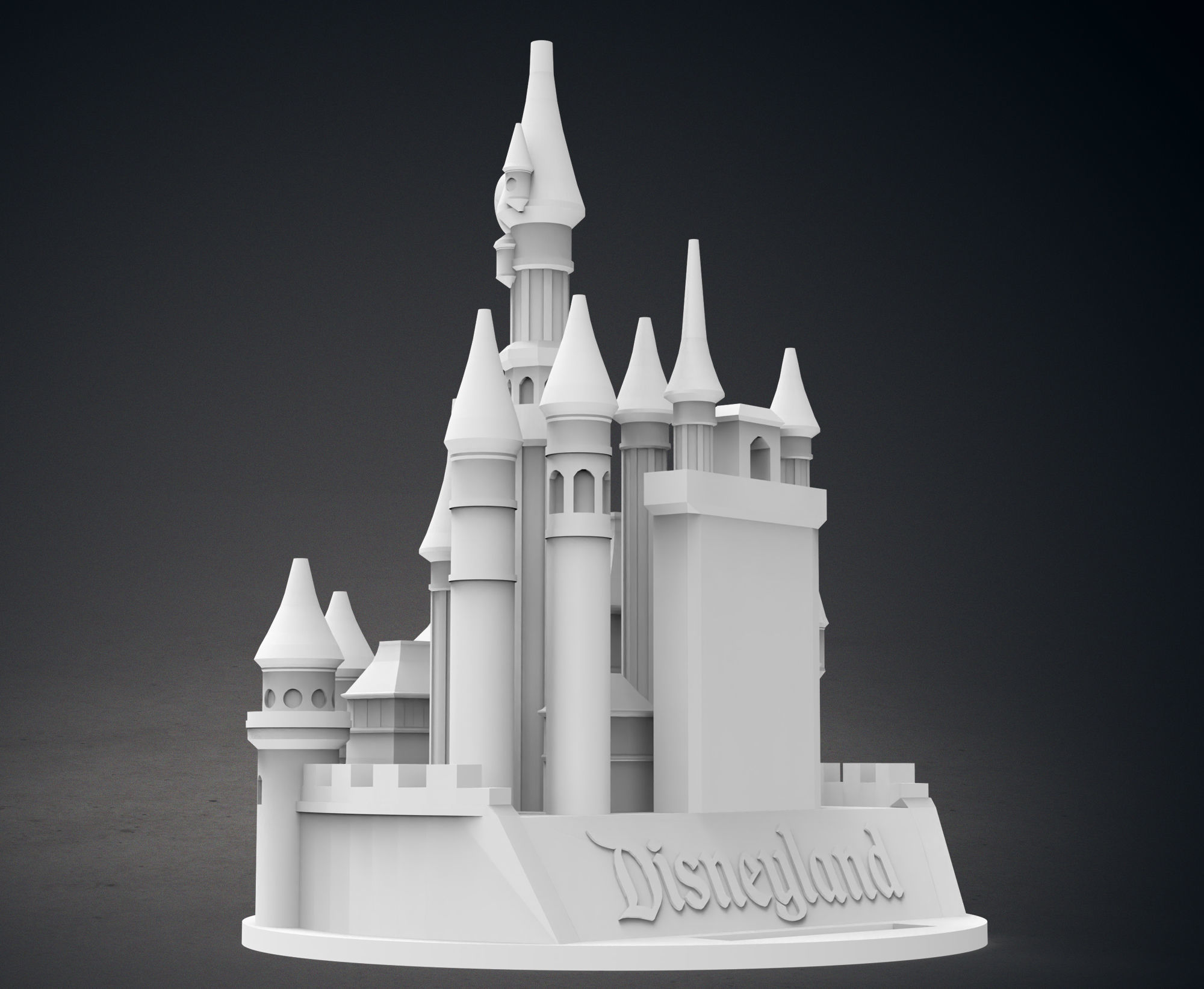 Disneyland Piggy Bank 3D print model_4