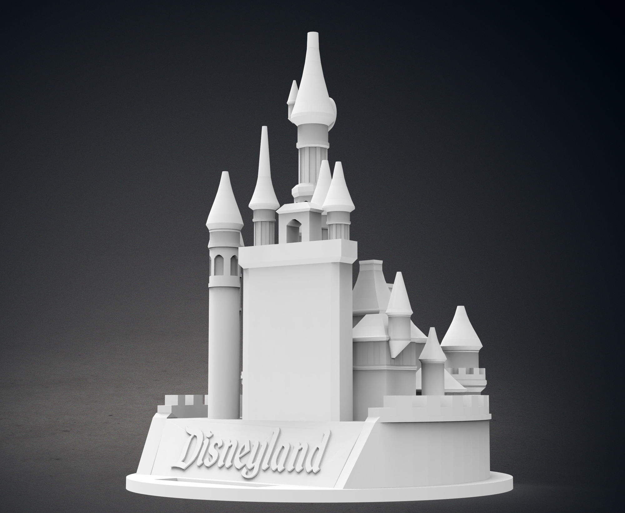 Disneyland Piggy Bank 3D print model_6